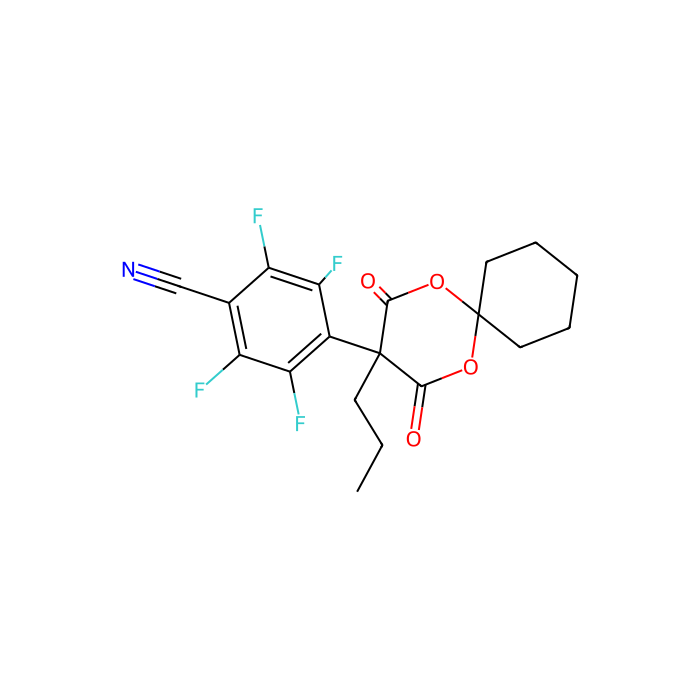 4-(2,4-Dioxo-3-propyl-1,5-dioxaspiro[5.5]-undecan-3-yl)-2,3,5,6-tetrafluorobenzonitrile -  CAS No(1632145-41-5) by Aladdin Scientific