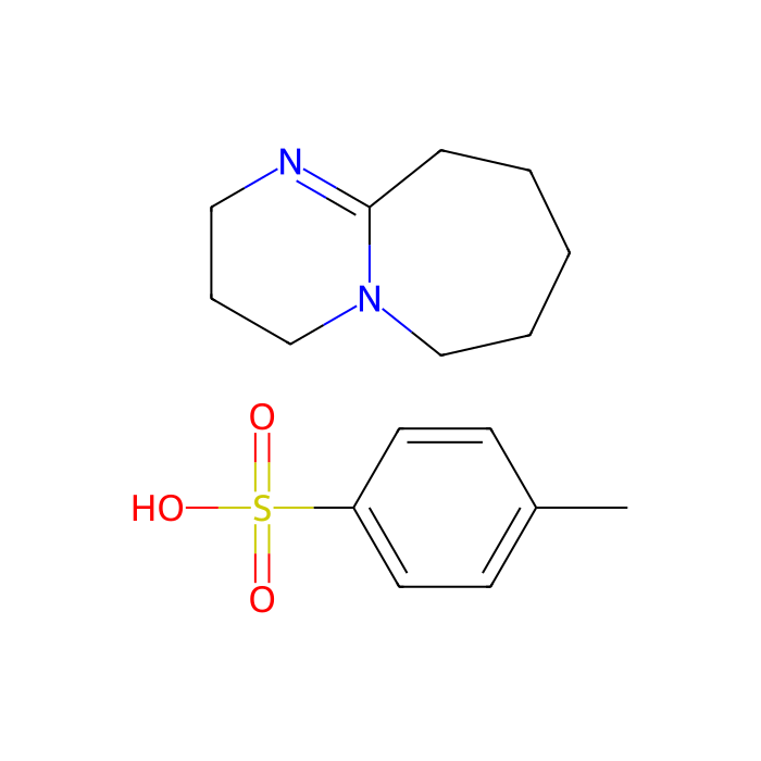 1,8-Diazabicyclo[5.4.0]undec-7-ene, compound with p-toluenesulfonic acid (1:1) -  CAS No(51376-18-2) by Aladdin Scientific