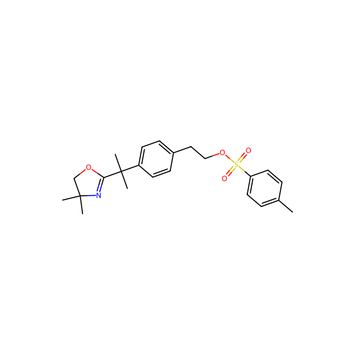 4-(2-(4,4-Dimethyl-4,5-dihydrooxazol-2-yl)propan-2-yl)phenethyl 4-methylbenzenesulfonate - ≥97% CAS No(202189-76-2) by Aladdin Scientific