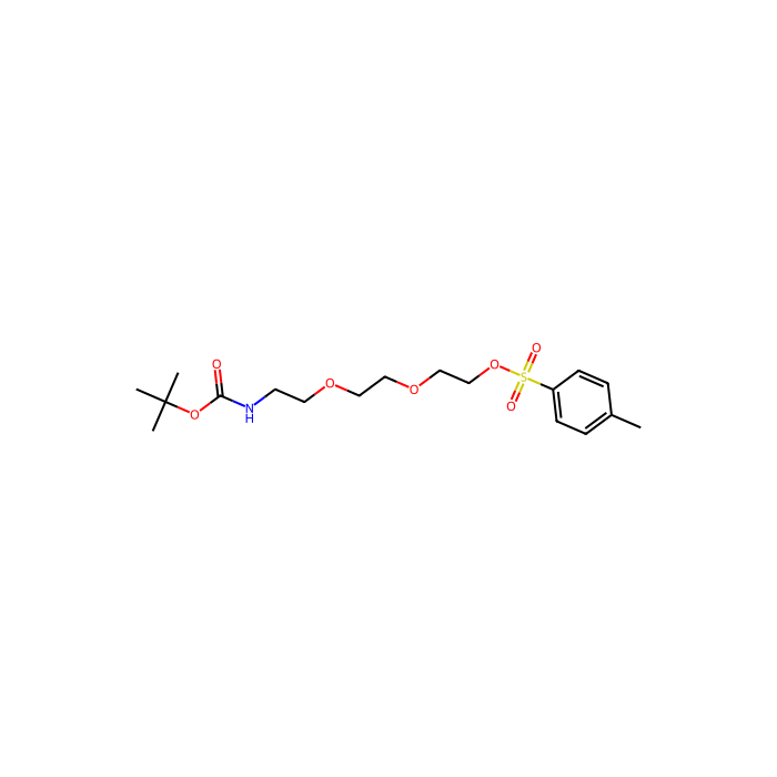 2,2-Dimethyl-4-oxo-3,8,11-trioxa-5-azatridecan-13-yl 4-methylbenzenesulfonate - ≥95% CAS No(206265-94-3) by Aladdin Scientific