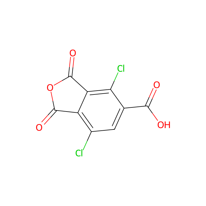 4,7-Dichloro-1,3-dioxo-1,3-dihydroisobenzofuran-5-carboxylic acid - ≥95% CAS No(81742-10-1) by Aladdin Scientific