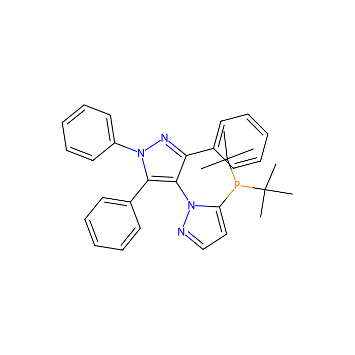5-(di-tert-Butylphosphino)-1',3',5'-triphenyl-1'H-1,4'-bipyrazole - ≥98% CAS No(894086-00-1) by Aladdin Scientific