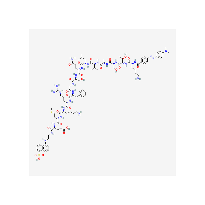 Dabcyl-KTSAVLQSGFRKME-Edans TFA - ≥95% CAS No(730985-86-1(free base)) by Aladdin Scientific
