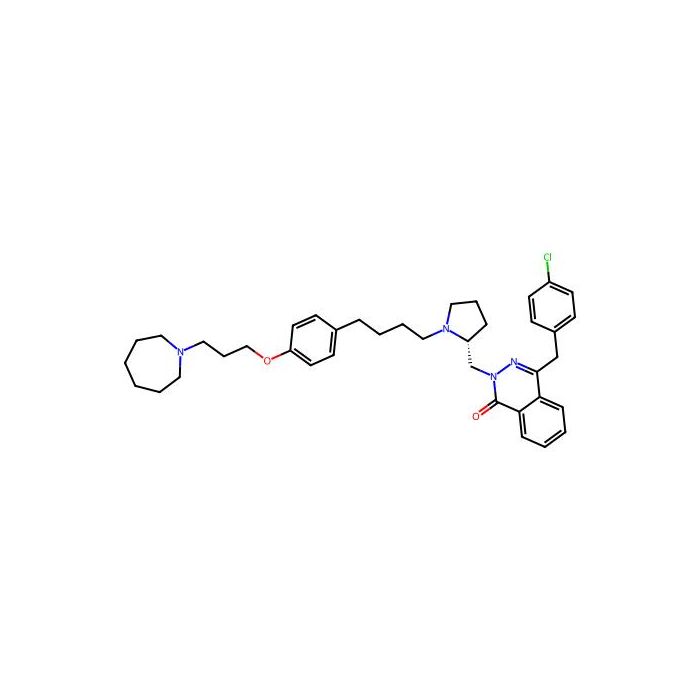 1(2H)-Phthalazinone, 4-((4-chlorophenyl)methyl)-2-(((2R)-1-(4-(4-(3-(hexahydro-1H-azepin-1-yl)propoxy)phenyl)butyl)-2-pyrrolidinyl)methyl)- -  CAS No(955359-72-5) by Aladdin Scientific