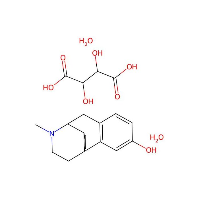 2,3-dihydroxybutanedioic acid;(1R,9R,10R)-17-methyl-17-azatetracyclo[7.5.3.01,10.02,7]heptadeca-2(7),3,5-trien-4-ol;dihydrate -  CAS No(20831727) by Aladdin Scientific