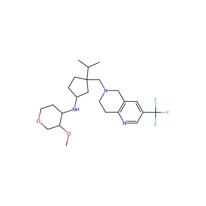 D-Erythro-pentitol, 1,5-anhydro-2,3-dideoxy-3-(((1R,3S)-3-((7,8-dihydro-3-(trifluoromethyl)-1,6-naphthyridin-6(5H)-yl)carbonyl)-3-(1-methylethyl)cyclopentyl)amino)-4-o-methyl- -  CAS No(71587773) by Aladdin Scientific