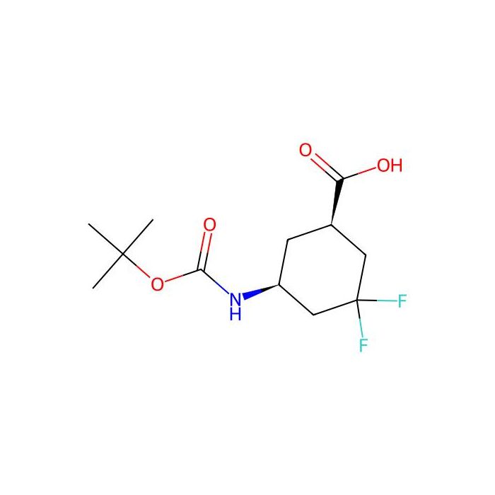 (1R,5S)-5-(tert-butoxycarbonylamino)-3,3-difluoro-cyclohexanecarboxylic acid - ≥97% CAS No(2382237-79-6) by Aladdin Scientific