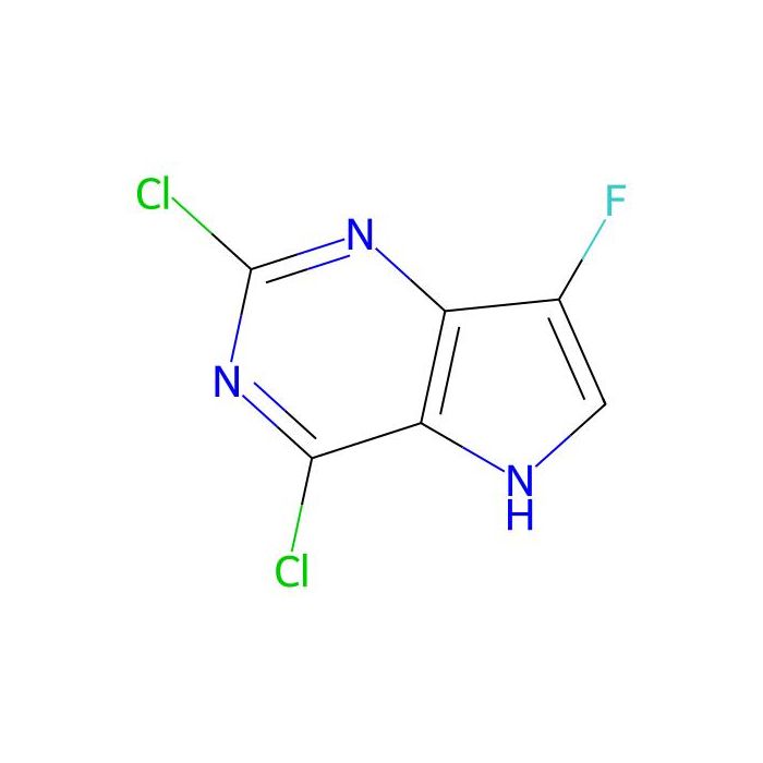 2,4-dichloro-7-fluoro-5H-pyrrolo[3,2-d]pyrimidine - ≥97% CAS No(1379307-68-2) by Aladdin Scientific