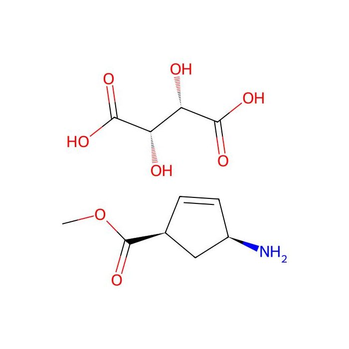 (2S,3S)-2,3-dihydroxybutanedioic acid;methyl (1R,4S)-4-aminocyclopent-2-ene-1-carboxylate - ≥97% CAS No(419563-23-8) by Aladdin Scientific