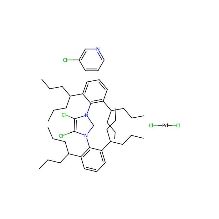 [1,3-bis[2,6-bis(1-propylbutyl)phenyl]-4,5-dichloro-imidazol-2-ylidene]-dichloro-palladium;3-chloropyridine - ≥97% CAS No(1814936-54-3) by Aladdin Scientific
