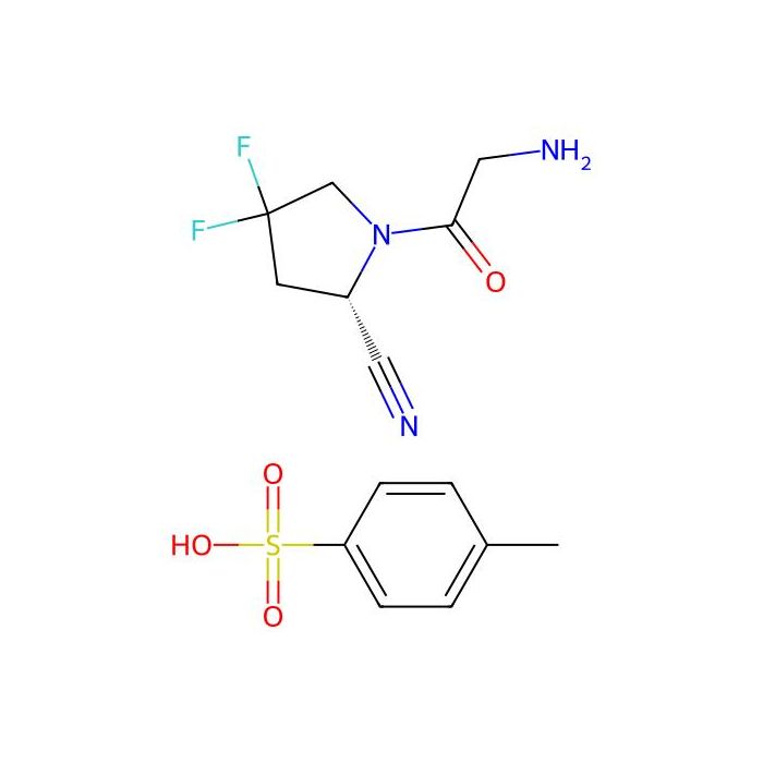 (2S)-1-(2-aminoacetyl)-4,4-difluoro-pyrrolidine-2-carbonitrile;4-methylbenzenesulfonic acid - ≥97% CAS No(1584652-36-7) by Aladdin Scientific