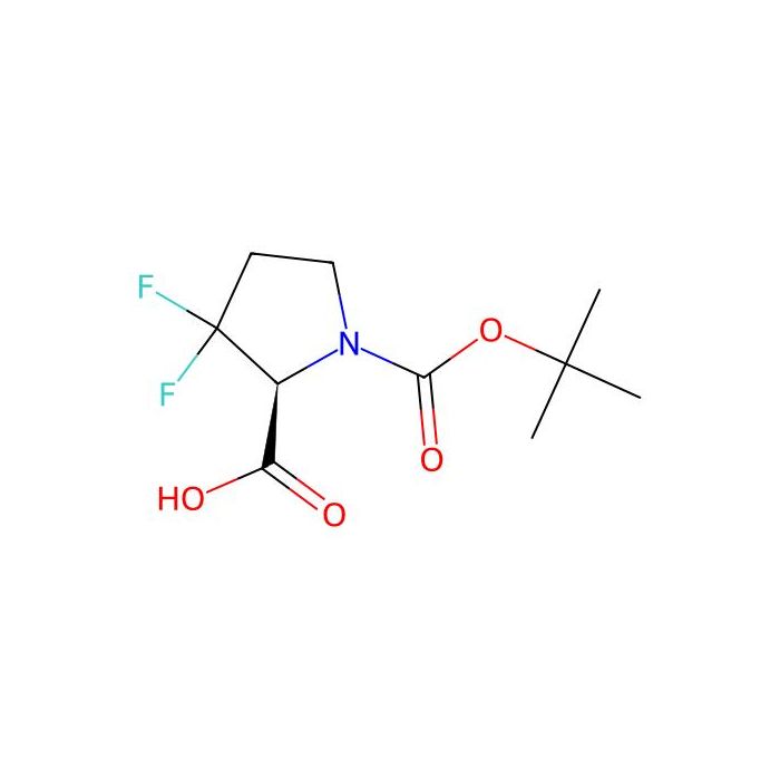 (2S)-1-[(tert-butoxy)carbonyl]-3,3-difluoropyrrolidine-2-carboxylic acid - ≥97% CAS No(2165637-44-3) by Aladdin Scientific