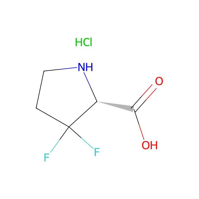 (2R)-3,3-difluoropyrrolidine-2-carboxylic acid hydrochloride - ≥97% CAS No(2940856-82-4) by Aladdin Scientific