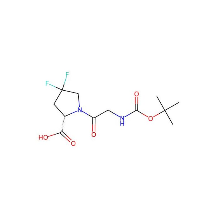 (2S)-1-[2-(tert-butoxycarbonylamino)acetyl]-4,4-difluoro-pyrrolidine-2-carboxylic acid - ≥97% CAS No(2306252-51-5) by Aladdin Scientific