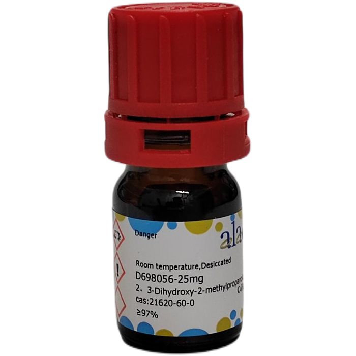 2，3-Dihydroxy-2-methylpropanoic acid - ≥97% CAS No(21620-60-0) by Aladdin Scientific