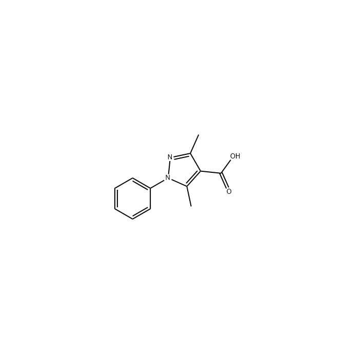 3,5-Dimethyl-1-phenyl-1H-pyrazole-4-carboxylic acid - ≥97% CAS No(61226-19-5) by Aladdin Scientific