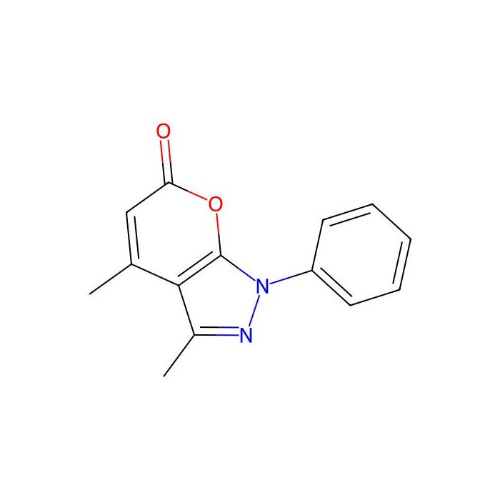 3，4-Dimethyl-1-phenylpyrano[2，3-c]pyrazol-6(1H)-one - ≥95% CAS No(74169-52-1) by Aladdin Scientific
