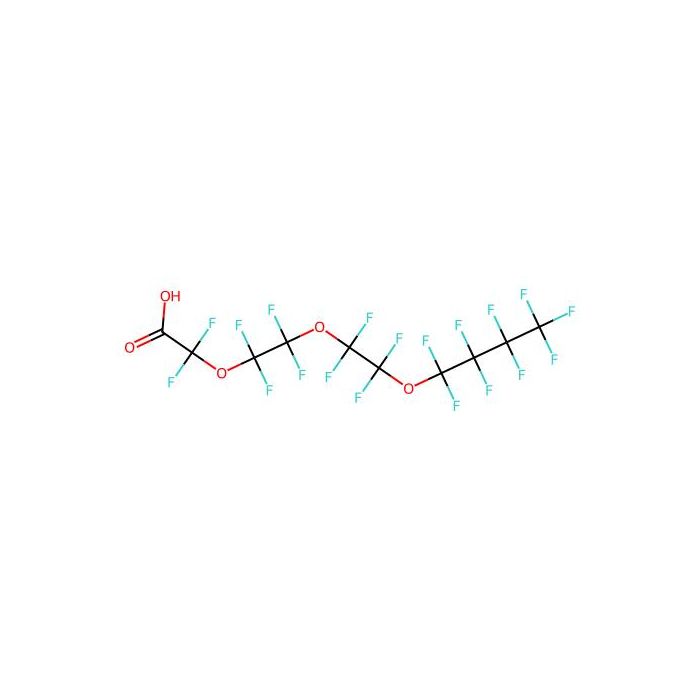 2，2-Difluoro-2-(1，1，2，2-tetrafluoro-2-(1，1，2，2-tetrafluoro-2-(perfluorobutoxy)ethoxy)ethoxy)acetic acid - ≥97% CAS No(330562-41-9) by Aladdin Scientific