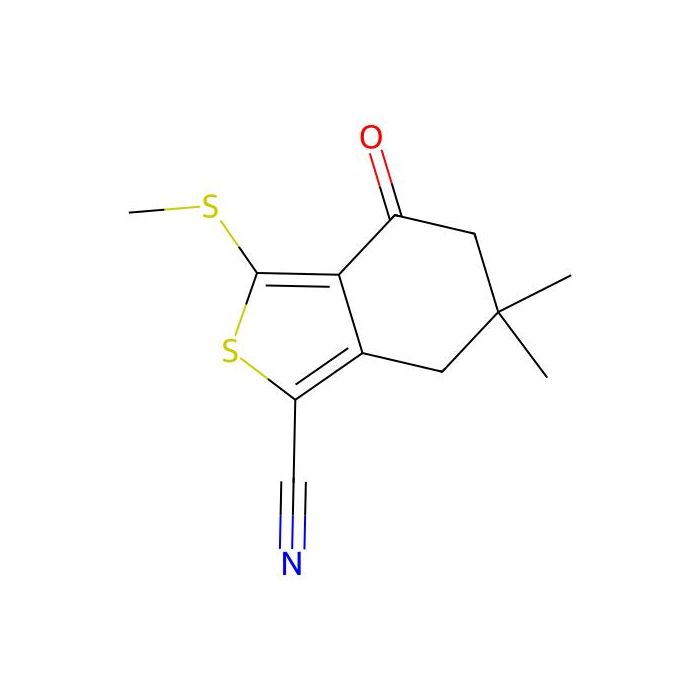 6， 6-DIMETHYL-3-(METHYLTHIO)-4-OXO-4， 5， 6， 7-TETRAHYDROBENZO[C]THIOPHENE-1-CARBONITRILE - ≥97% CAS No(175202-50-3) by Aladdin Scientific