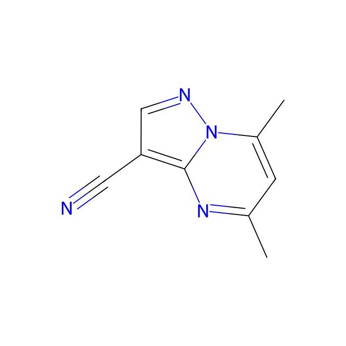 5，7-Dimetilpirazolo[1，5-a]pirimidina-3-carbonitrilo - ≥95% CAS No(43024-16-4) by Aladdin Scientific