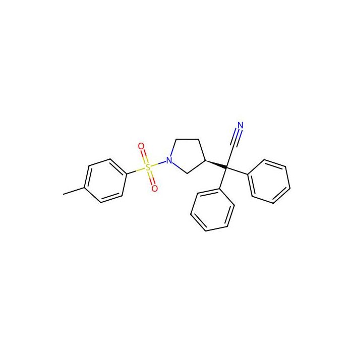 (S)-2，2-diphenyl-2-(1-tosylpyrrolidin-3-yl)acetonitrile - ≥98% CAS No(133099-09-9) by Aladdin Scientific