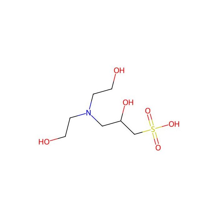 3-[Bis(2-hydroxyethyl)amino]-2-hydroxypropanesulfonic acid (DIPSO) - BioReagent,≥98%(T),pH 4.0-5.5 (20 °C, 0.1 M in H2O) CAS No(68399-80-4) by Aladdin Scientific