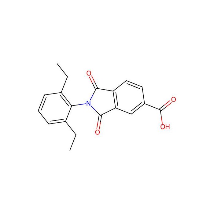 2-(2，6-Diethylphenyl)-1，3-dioxoisoindoline-5-carboxylic acid - ≥95% CAS No(100844-07-3) by Aladdin Scientific
