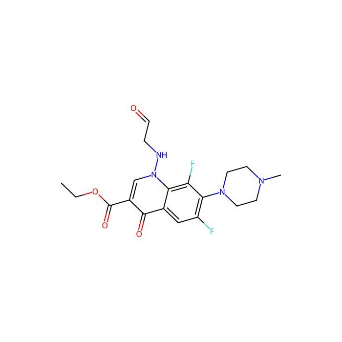 6，8-Difluoro-1，4-dihydro-1-(N-methylformamido)-7-(4-methyl-1-piperazinyl)-4-oxo-3-quinolinecarboxylic Acid Ethyl Ester - ≥95% CAS No(158585-86-5) by Aladdin Scientific