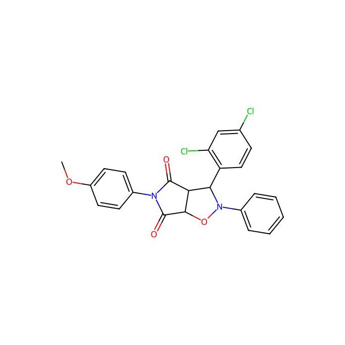 3-(2,4-dichlorophenyl)-5-(4-methoxyphenyl)-2-phenyl-hexahydro-2H-pyrrolo[3,4-d][1,2]oxazole-4,6-dione -  CAS No(353273-78-6) by Aladdin Scientific