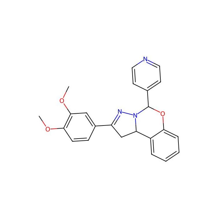 2-(3,4-Dimethoxyphenyl)-5-(pyridin-4-yl)-1,10b-dihydropyrazolo[1,5-c][1,3]benzoxazine -  CAS No(330209-51-3) by Aladdin Scientific