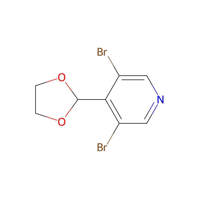 3,5-Dibromo-4-(1,3-dioxolan-2-yl)pyridine - ≥95% CAS No(924649-13-8) by Aladdin Scientific
