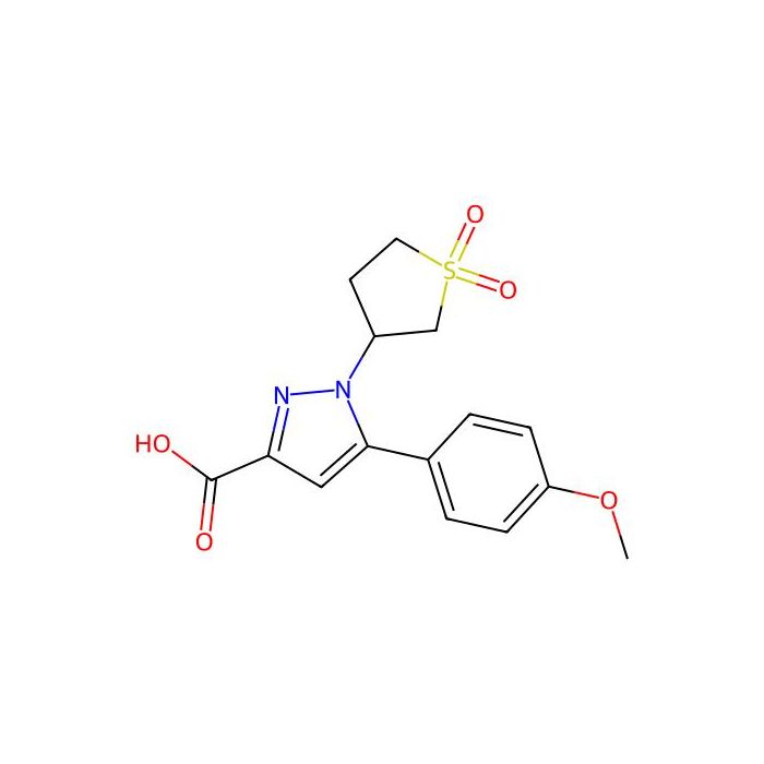 1-(1,1-dioxidotetrahydrothiophen-3-yl)-5-(4-methoxyphenyl)-1H-pyrazole-3-carboxylic acid -  CAS No(956935-40-3) by Aladdin Scientific