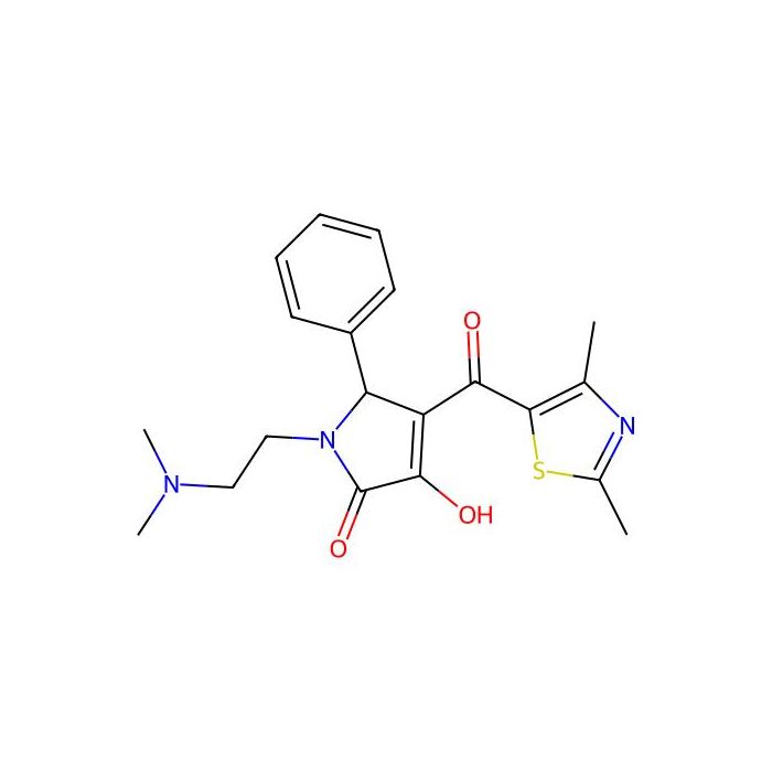 1-(2-(dimethylamino)ethyl)-4-(2,4-dimethylthiazole-5-carbonyl)-3-hydroxy-5-phenyl-1H-pyrrol-2(5H)-one -  CAS No(627821-91-4) by Aladdin Scientific