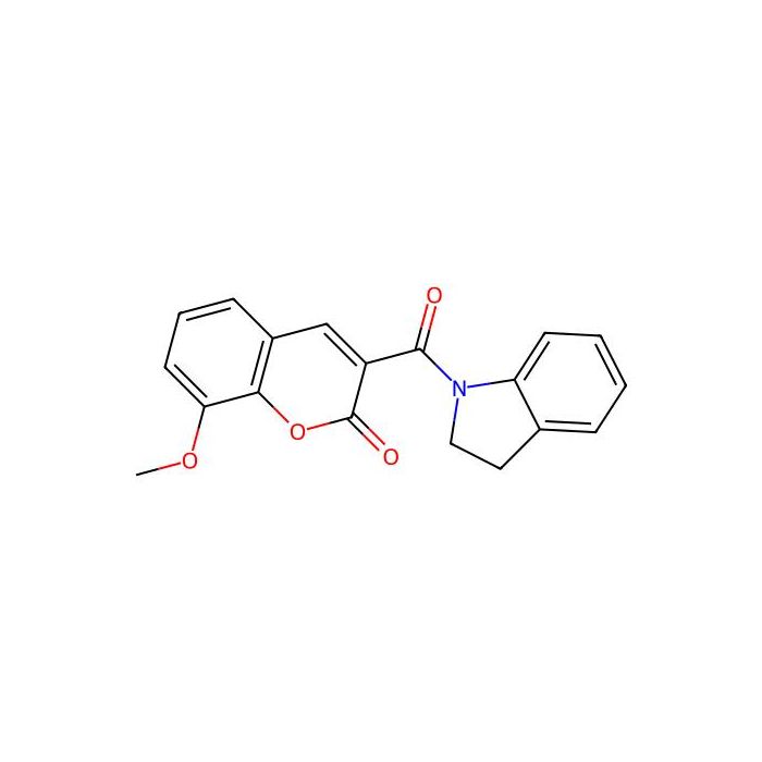 3-(2,3-dihydro-1H-indol-1-ylcarbonyl)-8-methoxy-2H-chromen-2-one -  CAS No(700854-14-4) by Aladdin Scientific