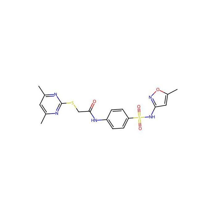 2-((4,6-dimethylpyrimidin-2-yl)thio)-N-(4-(N-(5-methylisoxazol-3-yl)sulfamoyl)phenyl)acetamide -  CAS No(638137-06-1) by Aladdin Scientific
