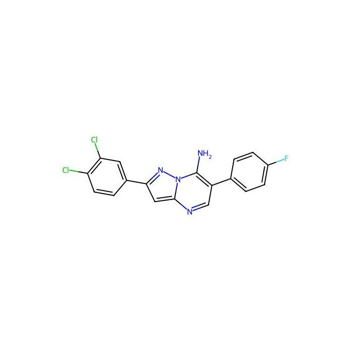 2-(3,4-Dichlorophenyl)-6-(4-fluorophenyl)pyrazolo[1,5-a]pyrimidin-7-amine - ≥90% CAS No(477858-75-6) by Aladdin Scientific