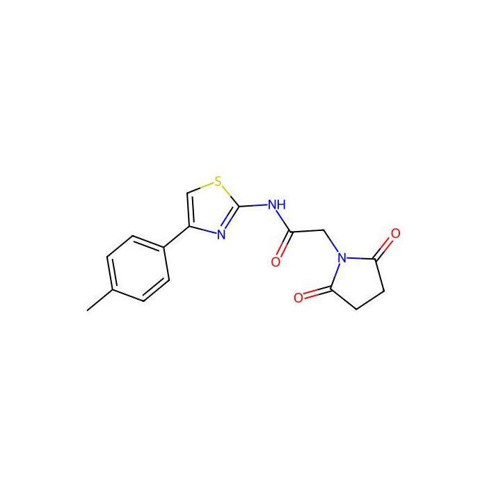 2-(2,5-dioxopyrrolidin-1-yl)-N-[4-(4-methylphenyl)-1,3-thiazol-2-yl]acetamide - ≥98% CAS No(361167-67-1) by Aladdin Scientific