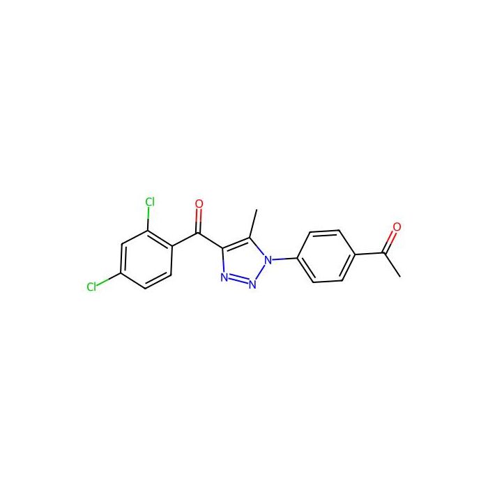 1-{4-[4-(2,4-dichlorobenzoyl)-5-methyl-1H-1,2,3-triazol-1-yl]phenyl}-1-ethanone - ≥90% CAS No(478041-40-6) by Aladdin Scientific