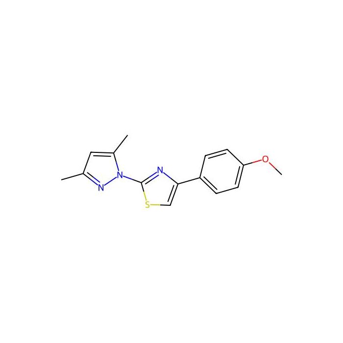 2-(3,5-dimethyl-1H-pyrazol-1-yl)-4-(4-methoxyphenyl)-1,3-thiazole - ≥90% CAS No(385796-45-2) by Aladdin Scientific