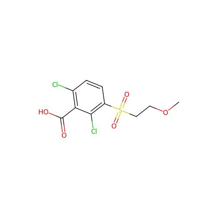 2,6-Dichloro-3-(2-methoxyethanesulfonyl)benzoic acid - ≥95% CAS No(1096985-24-8) by Aladdin Scientific