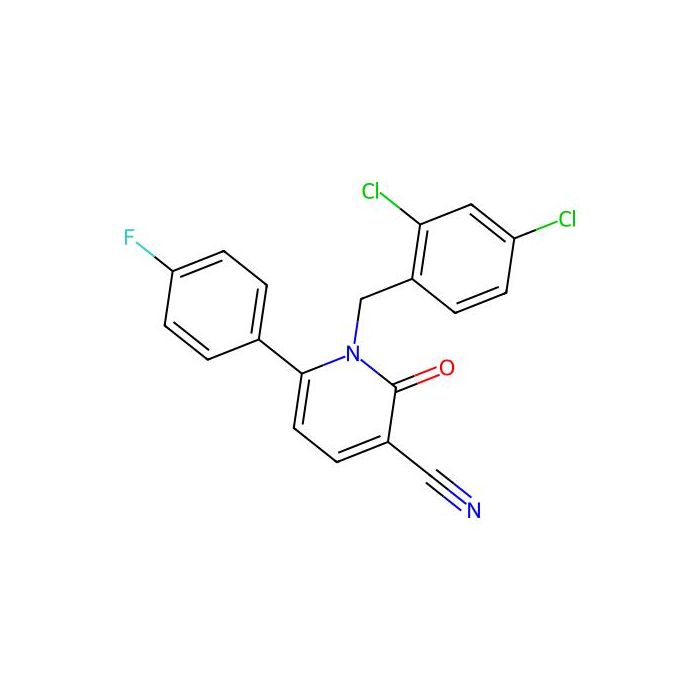 1-(2,4-Dichlorobenzyl)-6-(4-fluorophenyl)-2-oxo-1,2-dihydro-3-pyridinecarbonitrile - ≥90% CAS No(252058-77-8) by Aladdin Scientific