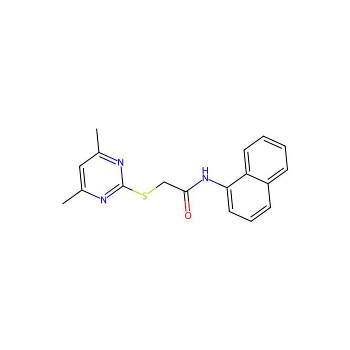 2-((4,6-dimethylpyrimidin-2-yl)thio)-N-(naphthalen-1-yl)acetamide -  CAS No(328266-15-5) by Aladdin Scientific