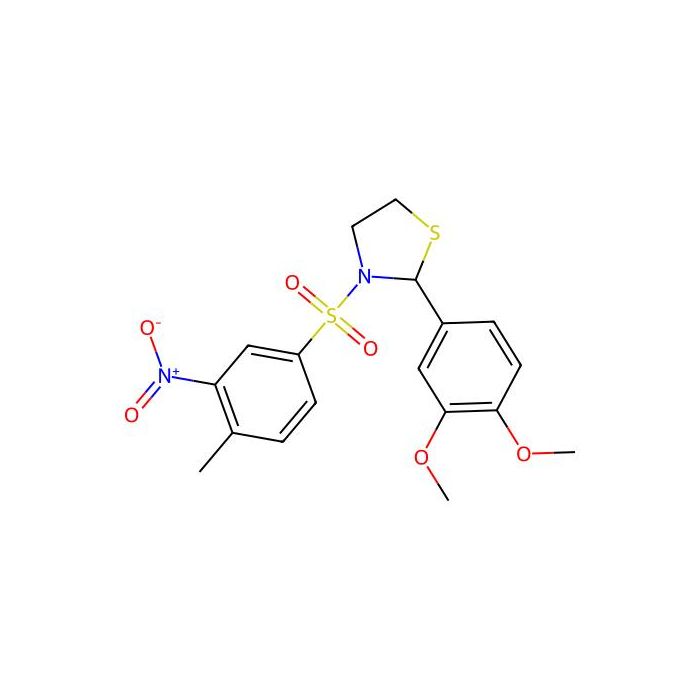 2-(3,4-Dimethoxyphenyl)-3-((4-methyl-3-nitrophenyl)sulfonyl)thiazolidine -  CAS No(337353-79-4) by Aladdin Scientific