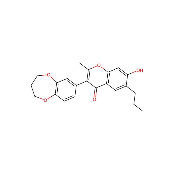 3-(3,4-dihydro-2H-1,5-benzodioxepin-7-yl)-7-hydroxy-2-methyl-6-propyl-4H-chromen-4-one -  CAS No(170511-46-3) by Aladdin Scientific