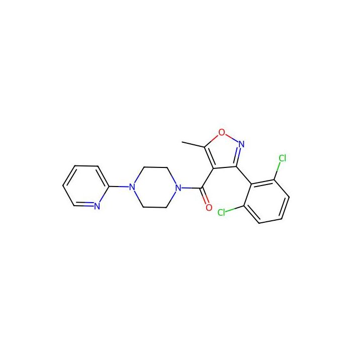 3-(2,6-Dichlorophenyl)-5-methylisoxazol-4-YL 4-(2-pyridyl)piperazinyl ketone - ≥90% CAS No(332174-91-1) by Aladdin Scientific