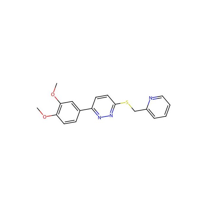 3-(3,4-Dimethoxyphenyl)-6-(pyridin-2-ylmethylsulfanyl)pyridazine - ≥98% CAS No(626222-30-8) by Aladdin Scientific