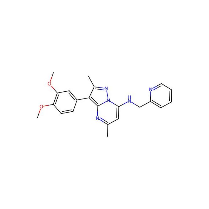 3-(3,4-dimethoxyphenyl)-2,5-dimethyl-N-(pyridin-2-ylmethyl)pyrazolo[1,5-a]pyrimidin-7-amine -  CAS No(900879-27-8) by Aladdin Scientific