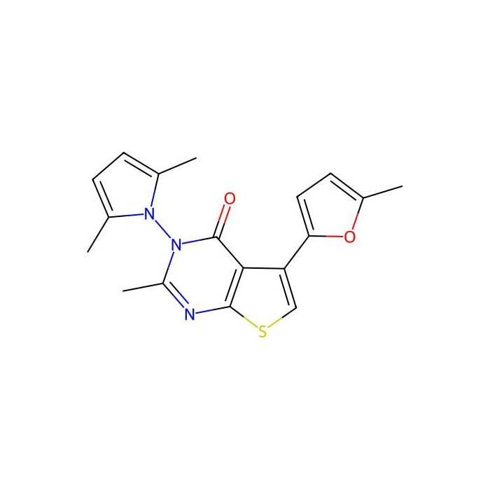 3-(2,5-Dimethylpyrrol-1-yl)-2-methyl-5-(5-methylfuran-2-yl)thieno[2,3-d]pyrimidin-4-one -  CAS No(379246-49-8) by Aladdin Scientific