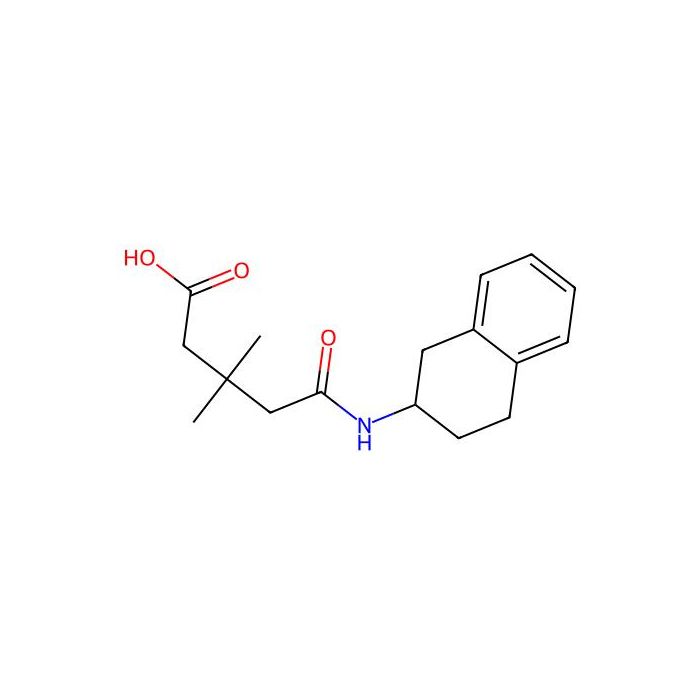 3,3-Dimethyl-5-oxo-5-(1,2,3,4-tetrahydronaphthalen-2-ylamino)pentanoic acid -  CAS No(924843-84-5) by Aladdin Scientific