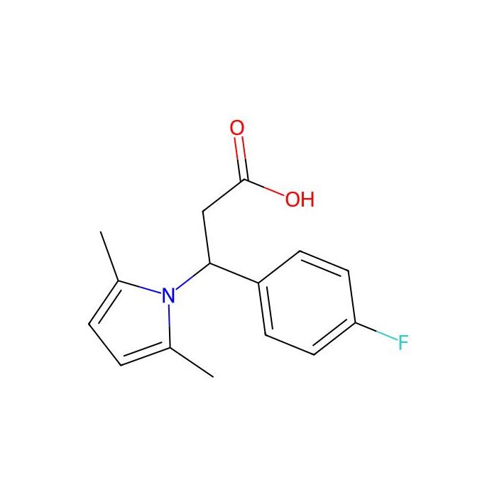 3-(2,5-dimethyl-1H-pyrrol-1-yl)-3-(4-fluorophenyl)propanoic acid - ≥90% CAS No(866040-75-7) by Aladdin Scientific